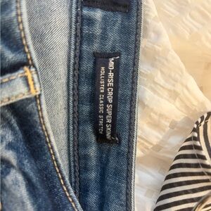 Hollister High-Rise Super Skinny Jeans - Blue Denim